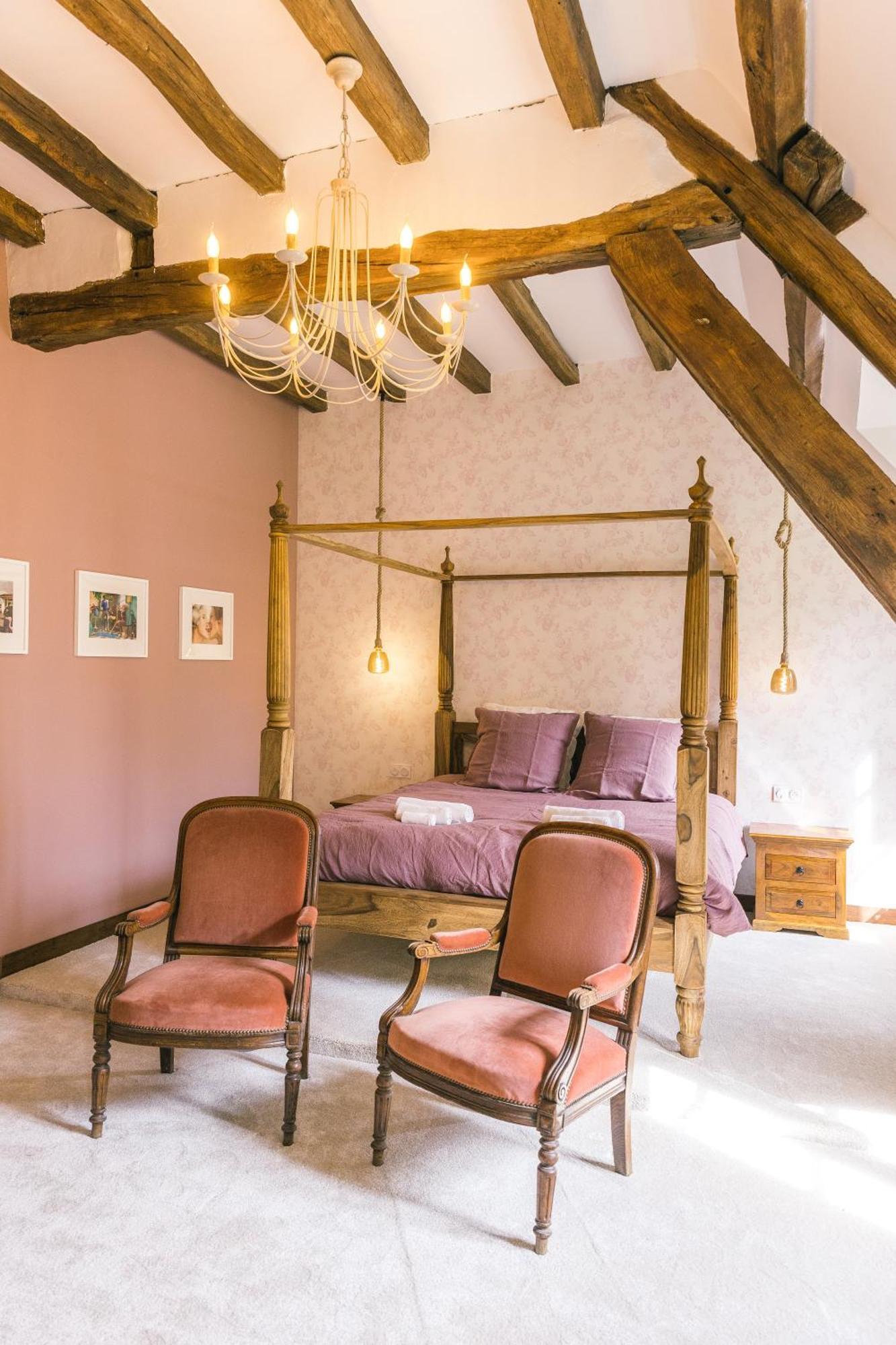 Maison D'Hotes Le Prieure Du Preux Sepeaux-Saint-Romain Eksteriør bilde